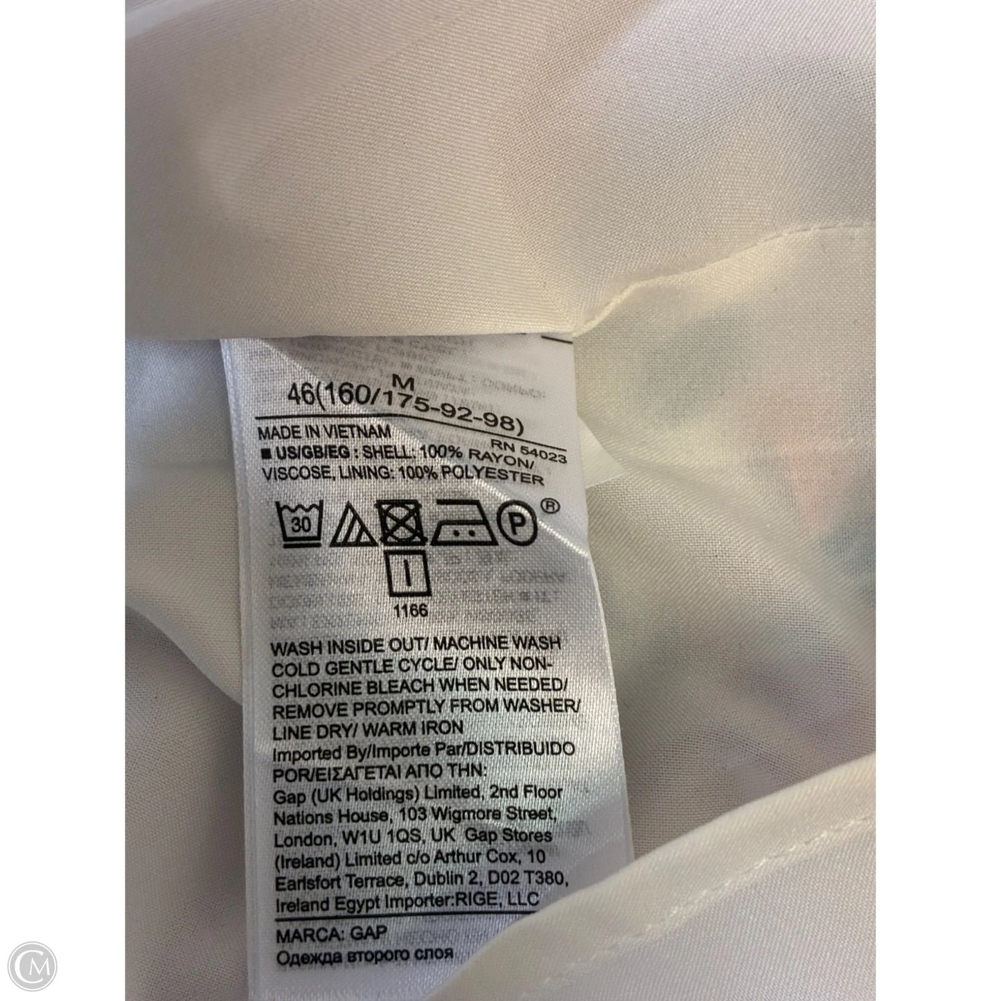 Dress Casual Short By Gap In Pink, Size: M