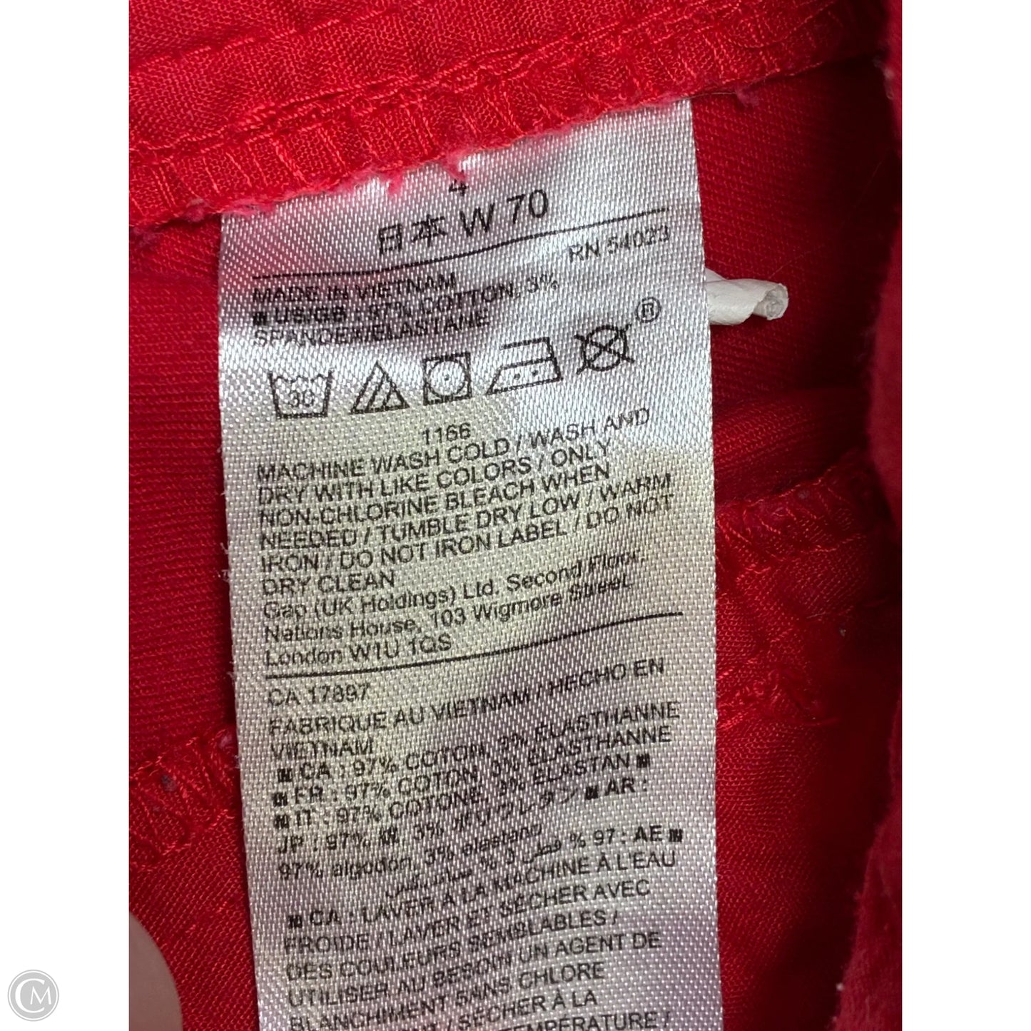 Shorts By Gap In Red, Size: 4