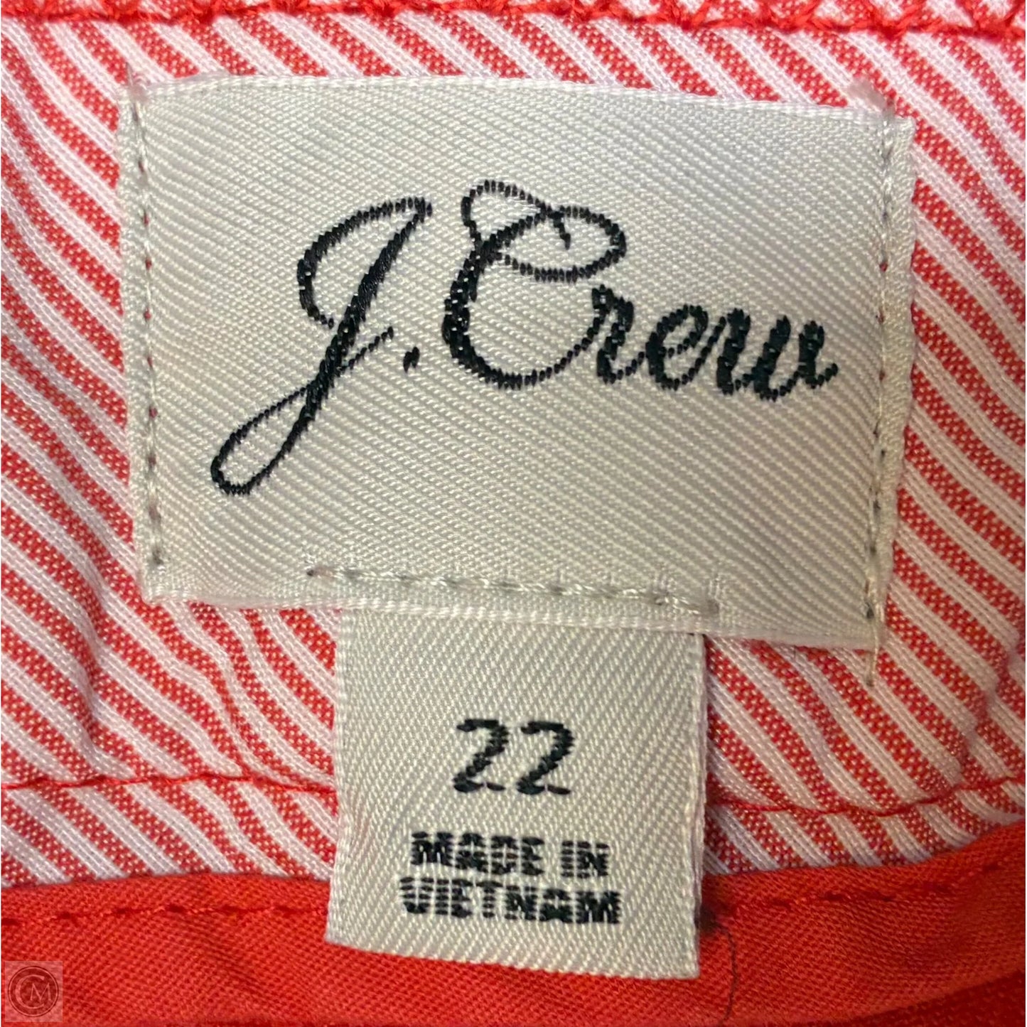 Shorts By J. Crew In Red, Size: 22