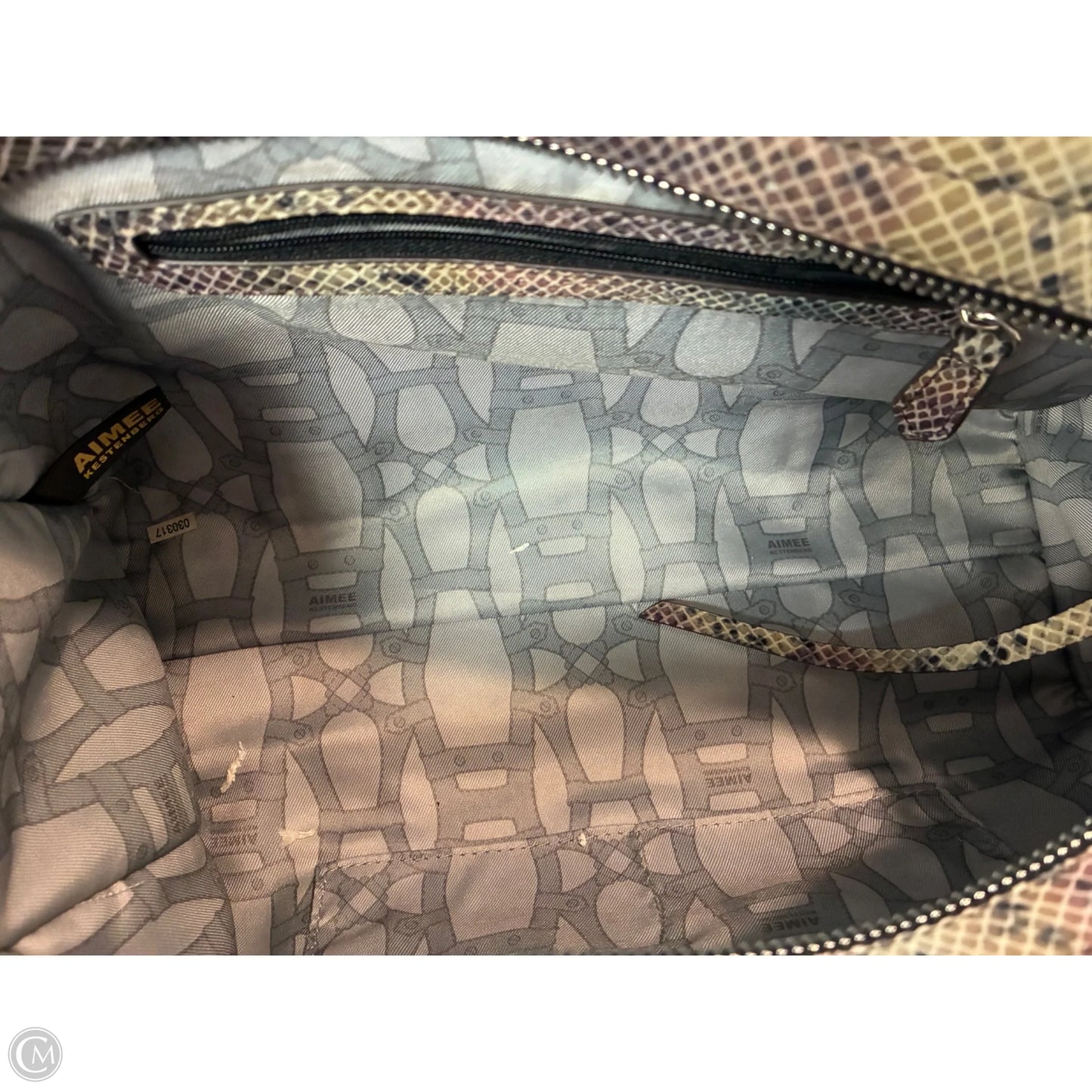 Handbag Leather By Aimee Kestenberg, Size: Medium