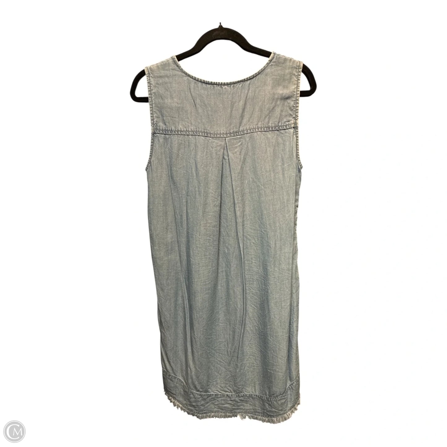 Dress Casual Short By Beachlunchlounge In Blue Denim, Size: M