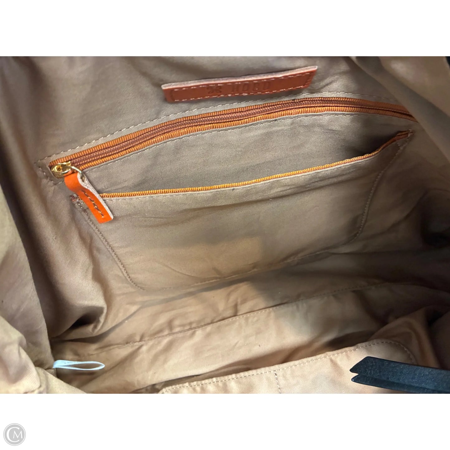 Handbag Leather By Hobo Intl, Size: Medium