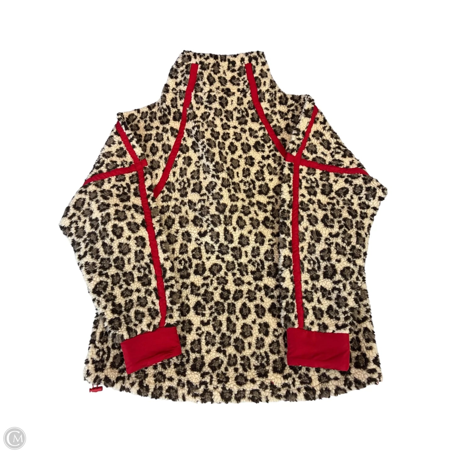 Jacket Fleece By Bohme In Animal Print, Size: M