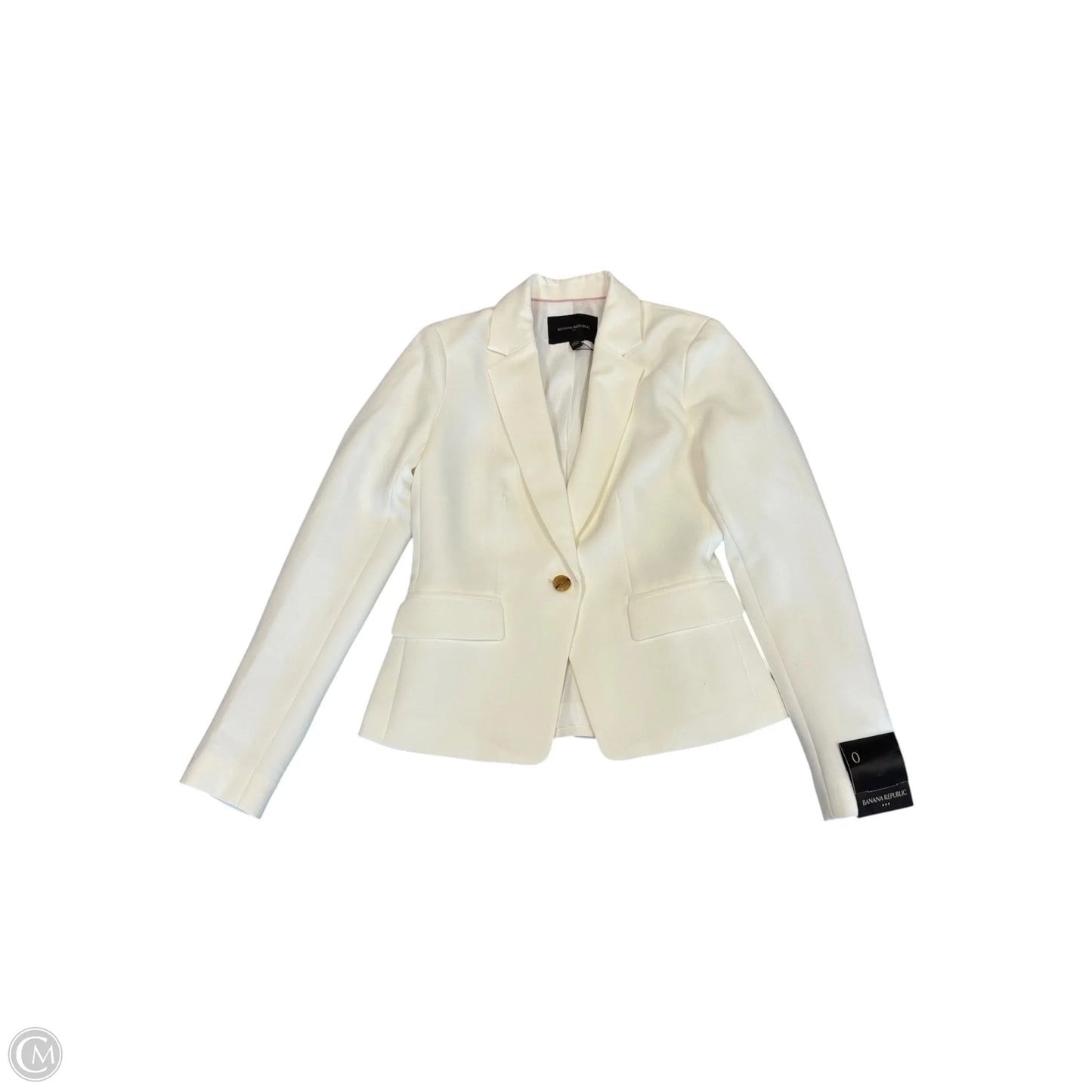 Blazer By Banana Republic In Cream, Size: Xs