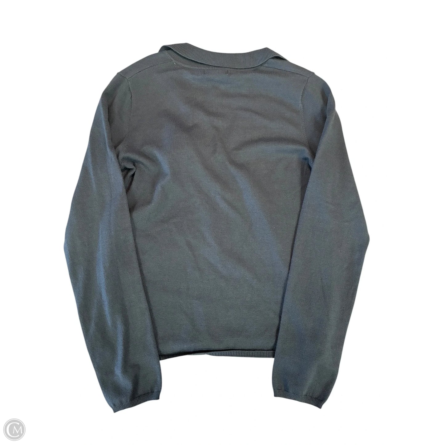 Top Long Sleeve By Max Studio In Grey, Size: S
