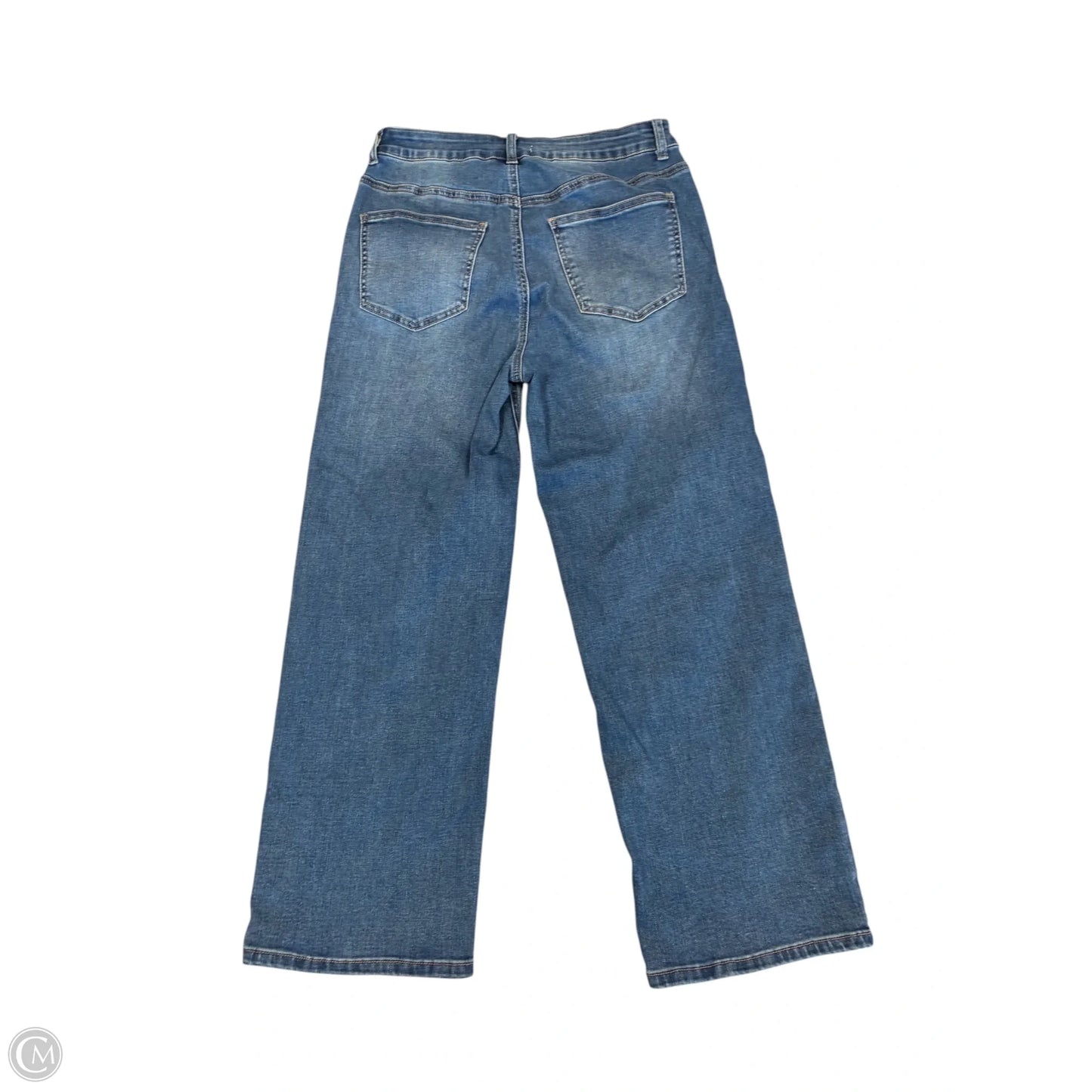 Jeans Straight By Oat In Blue Denim, Size: 10