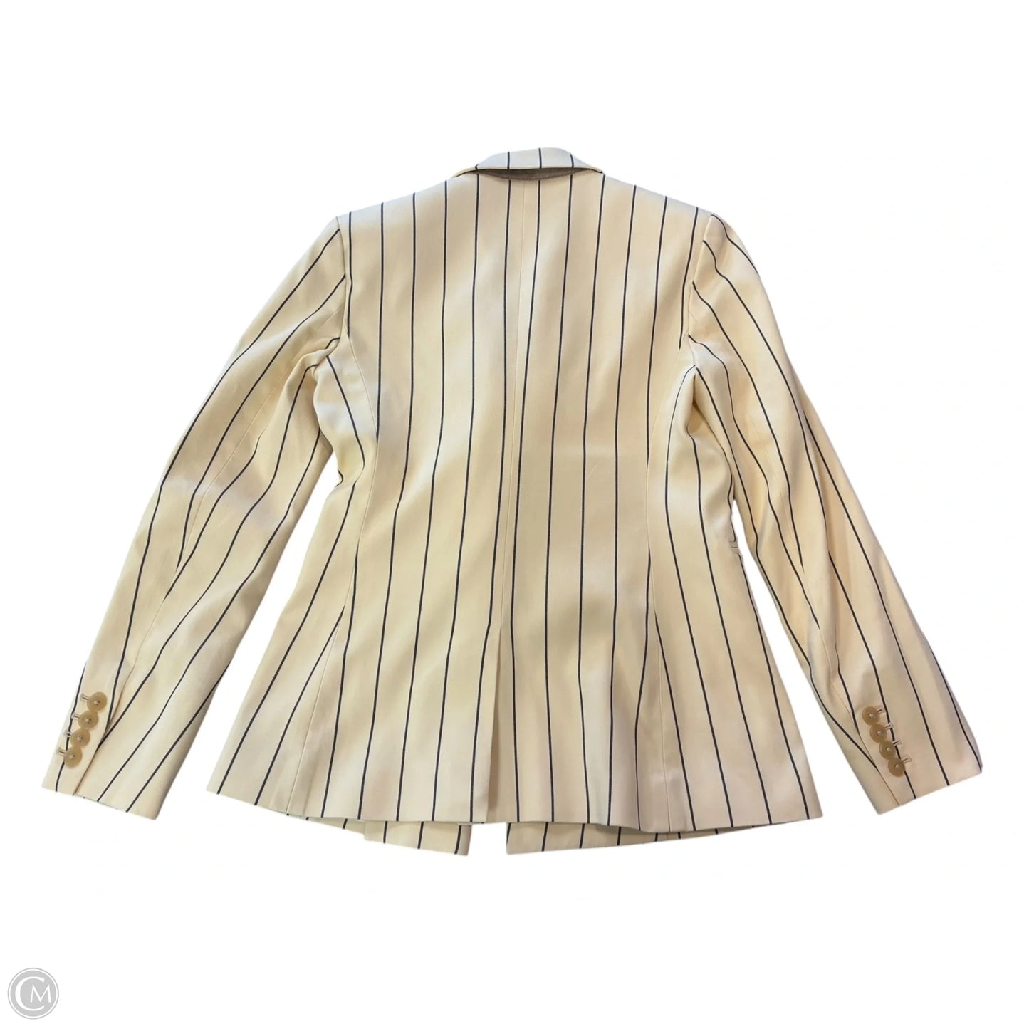 Blazer Designer By Tory Burch In Cream, Size: S