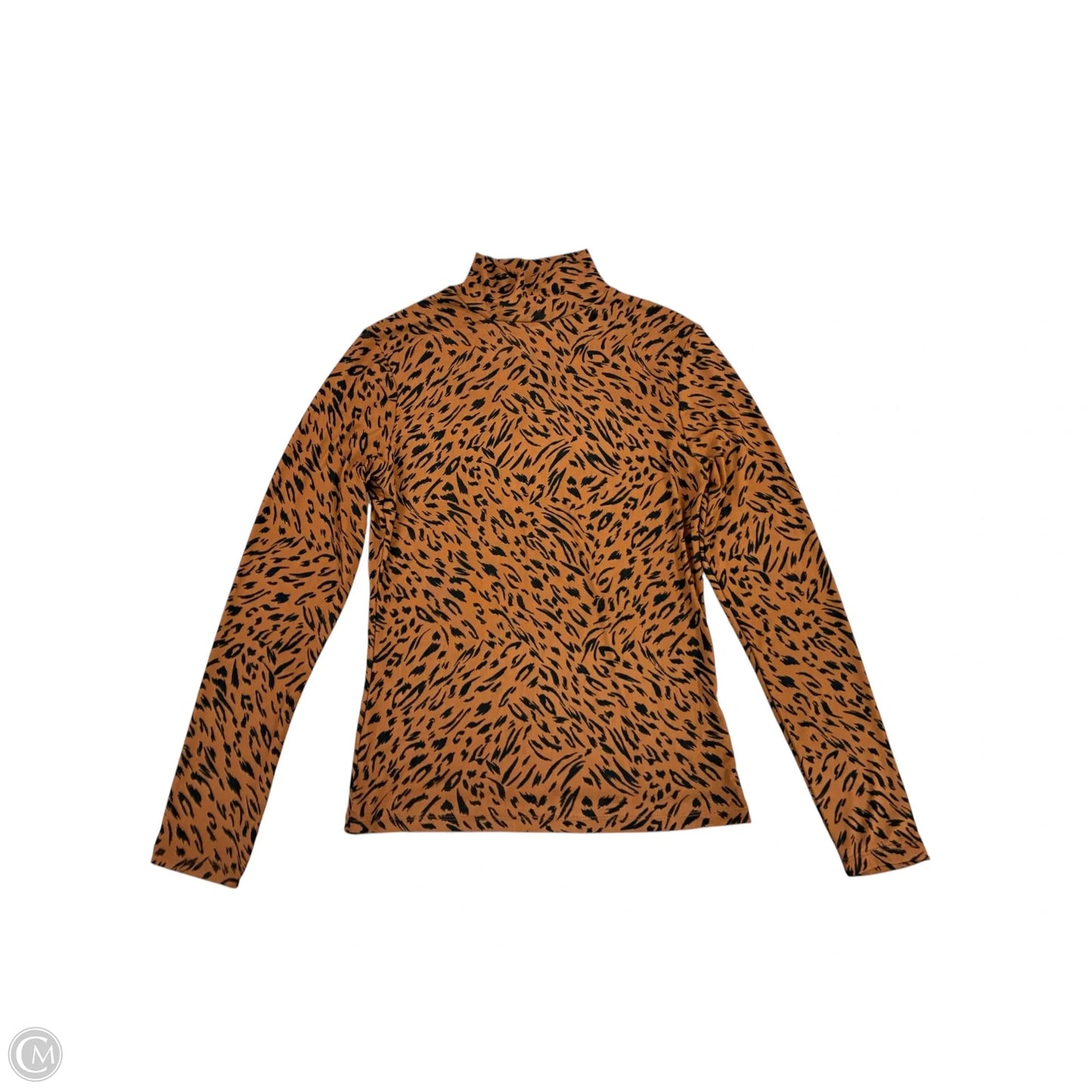 Blouse Long Sleeve By A New Day In Animal Print, Size: Xs