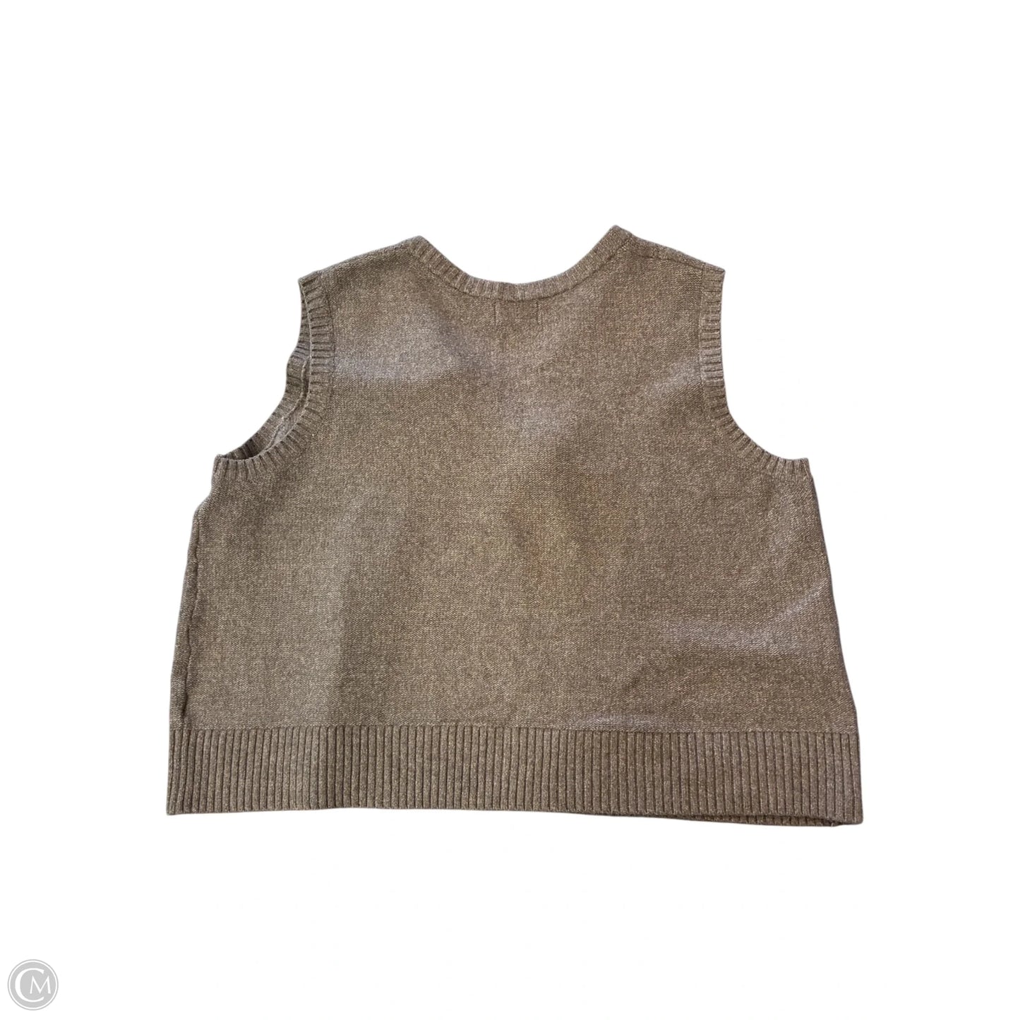 Vest Sweater By Old Navy In Brown, Size: 3x