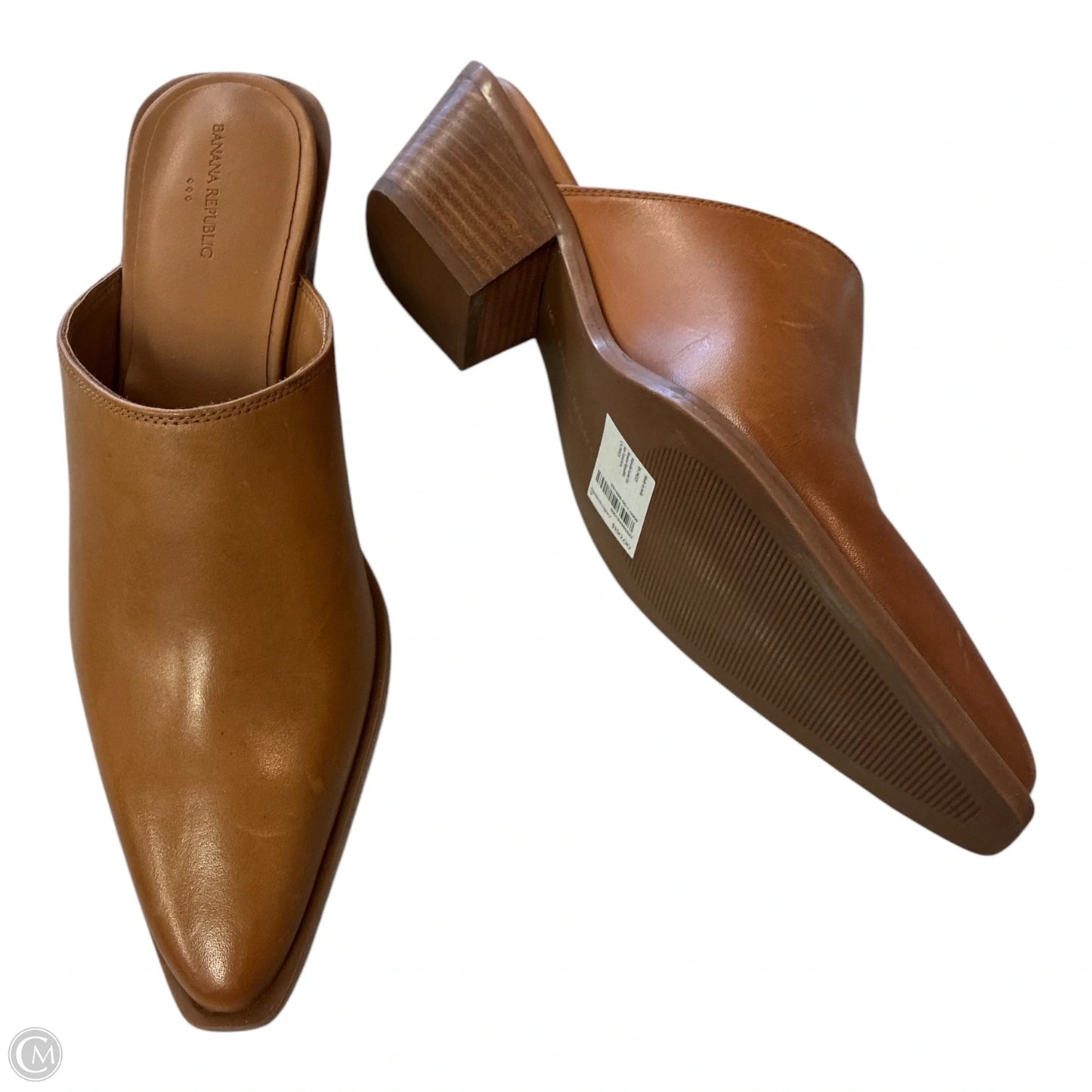 Shoes Heels Block By Banana Republic In Tan, Size: 9