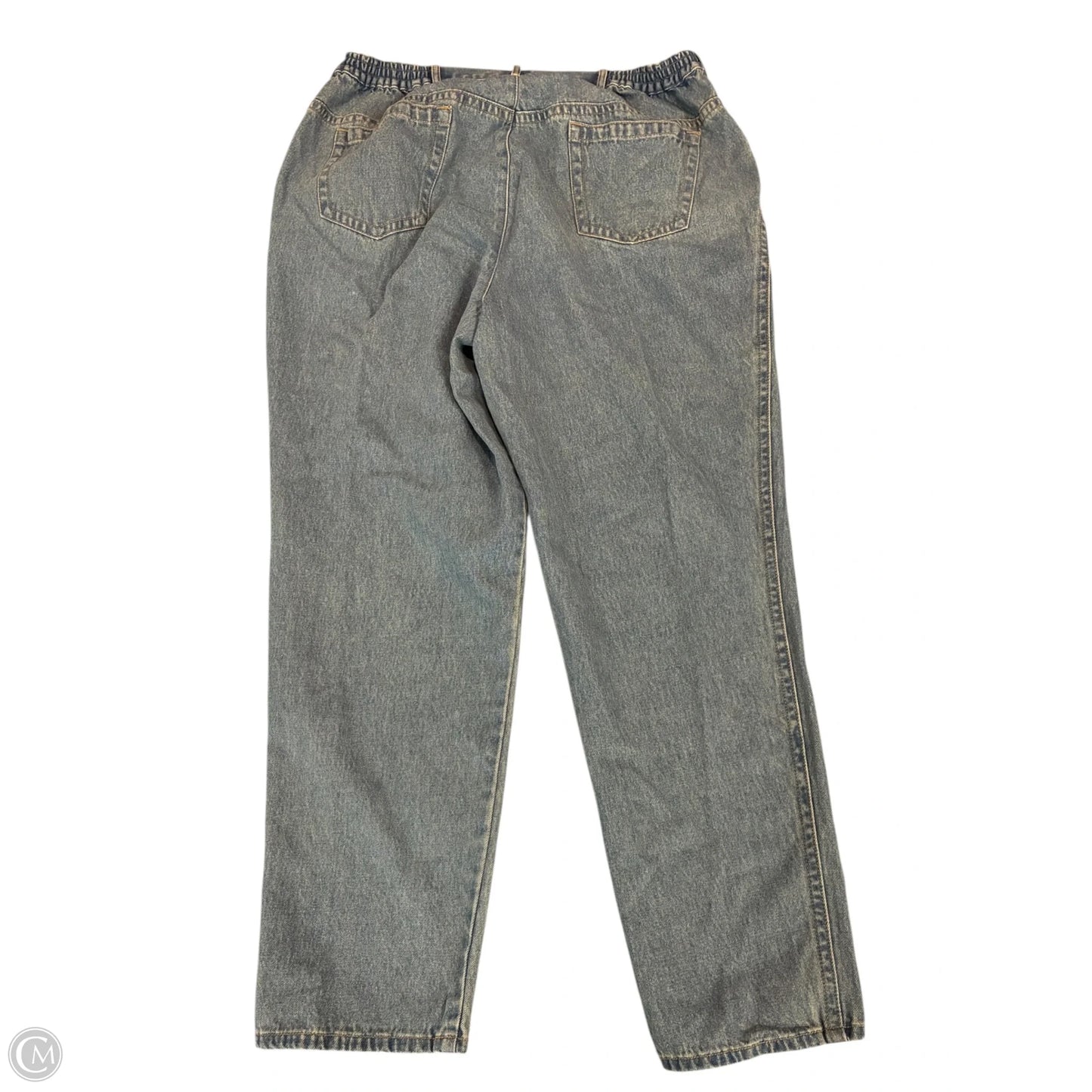 Jeans Straight By Liz Claiborne In Blue Denim, Size: 18