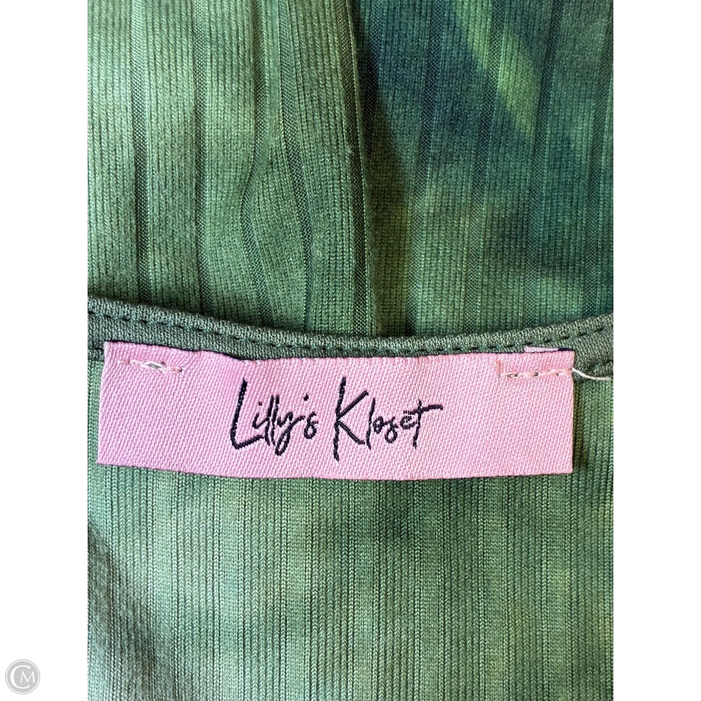Dress Party Long By Clothes Mentor In Green, Size: L