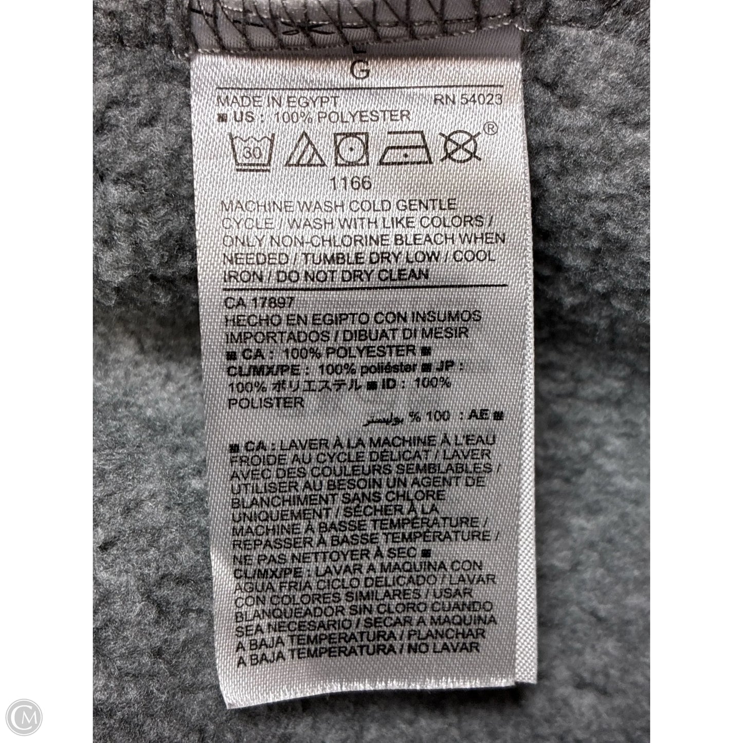 Sweatshirt Collar By Old Navy In Grey, Size: L
