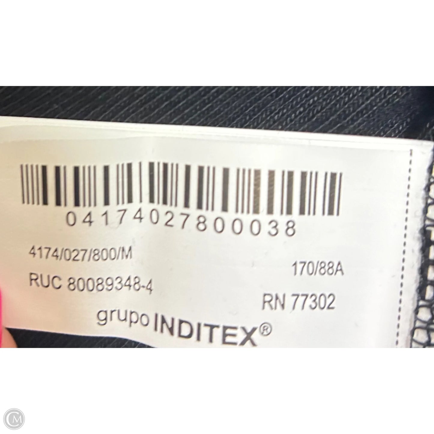 Top Short Sleeve By Zara In Black, Size: M