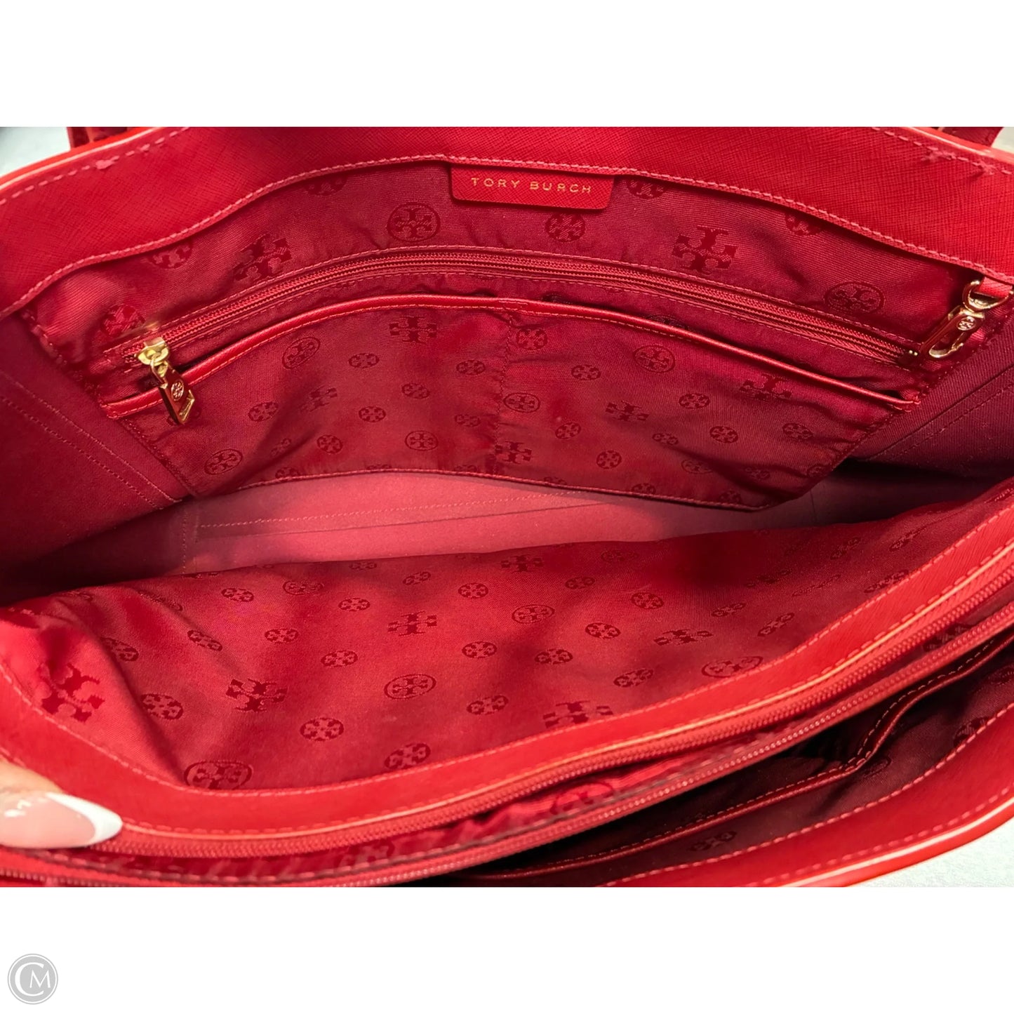 Handbag Designer By Tory Burch, Size: Large