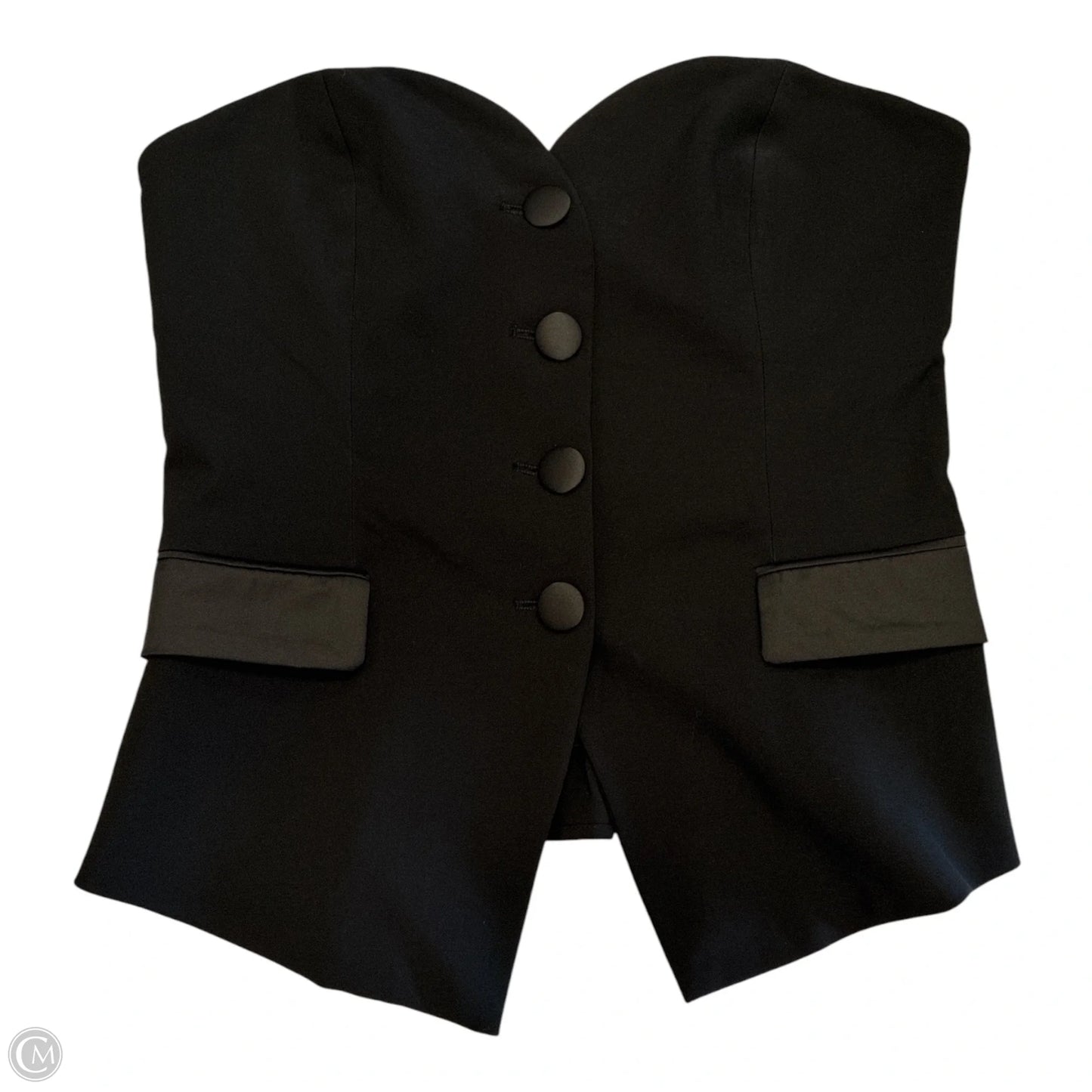 Top Sleeveless By Cmf In Black, Size: L