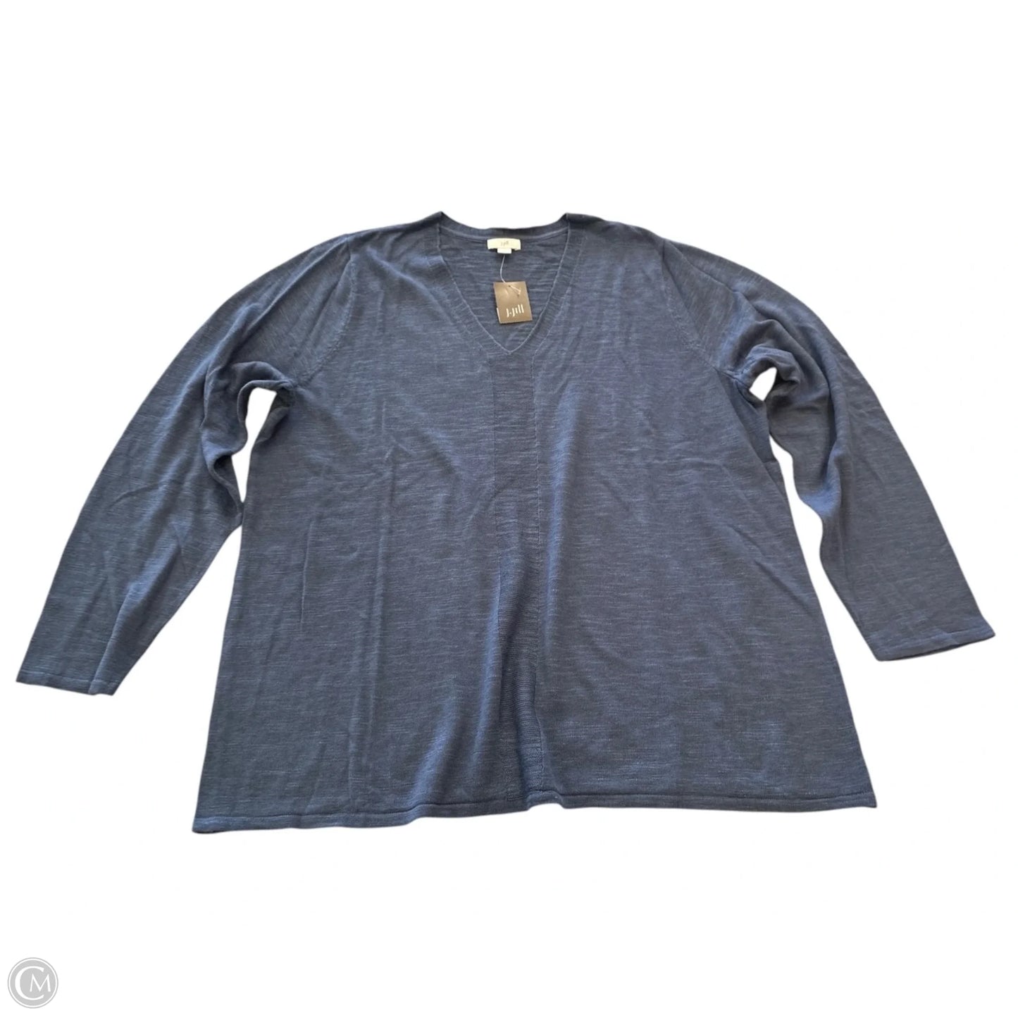 Top Long Sleeve By J. Jill In Blue, Size: Xl