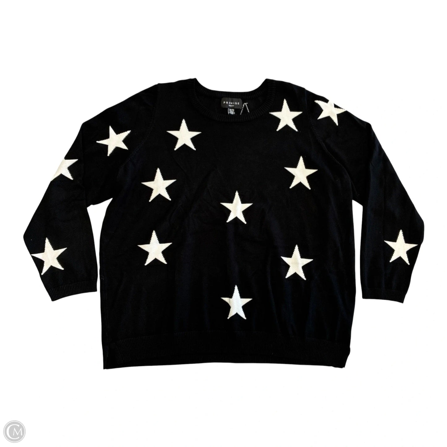 Sweater By Premise In Black, Size: 1x