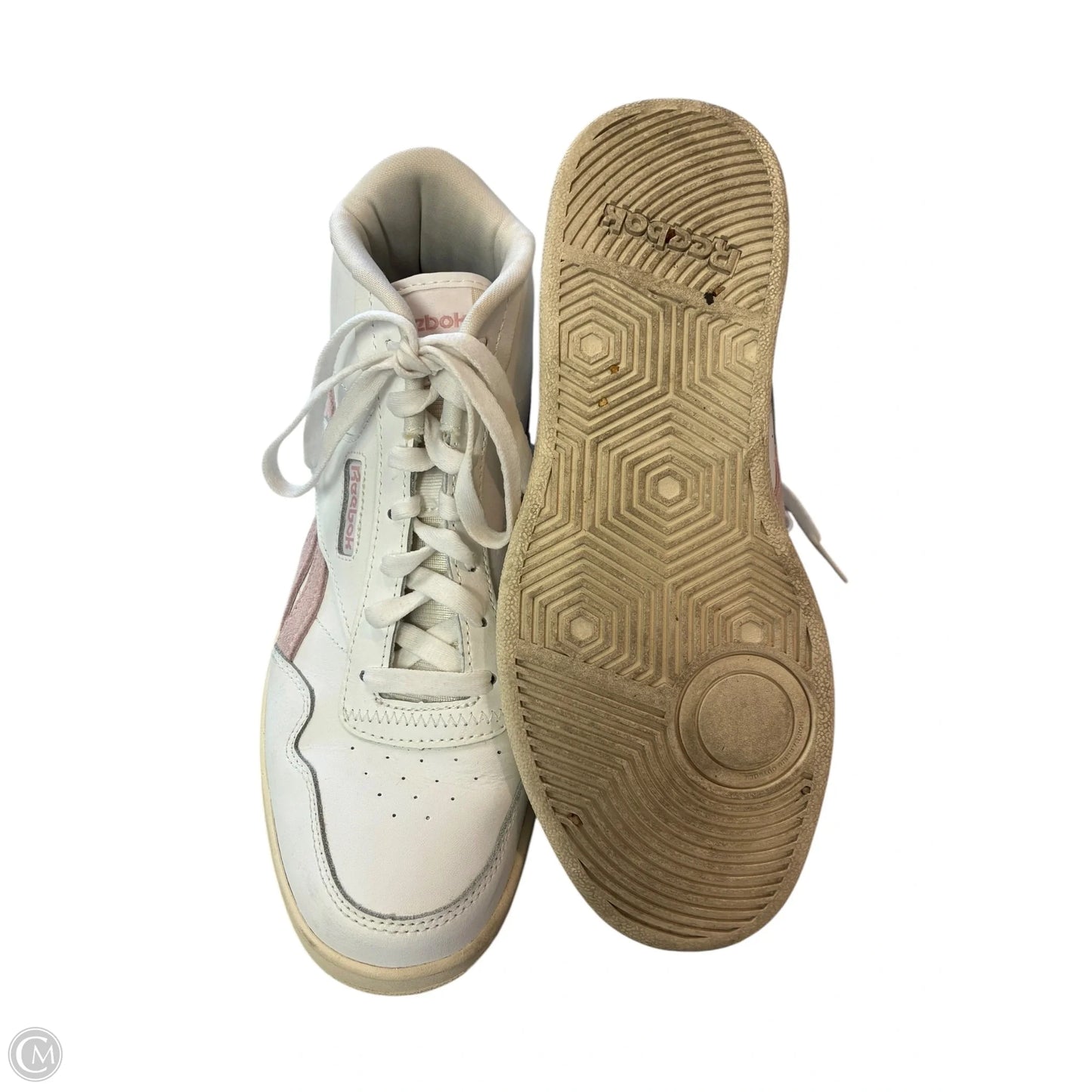 Shoes Sneakers By Reebok In Pink & White, Size: 9