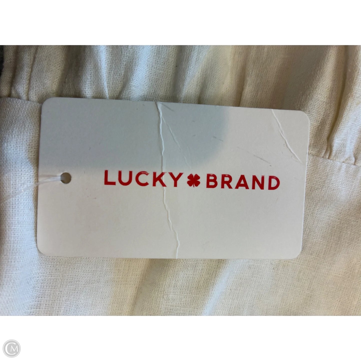Dress Casual Short By Lucky Brand In Cream, Size: M