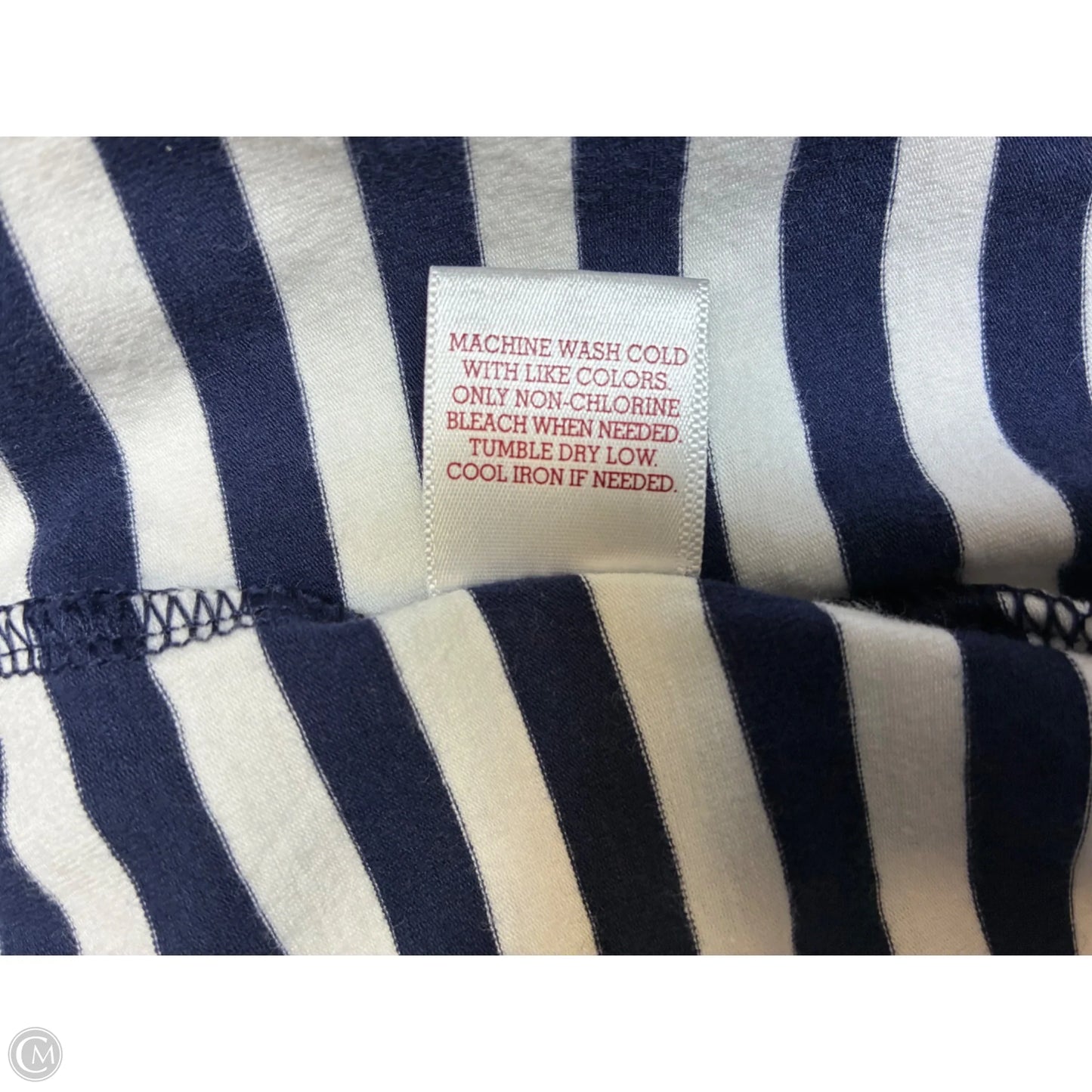 Dress Casual Short By Authentic In Blue & White, Size: L