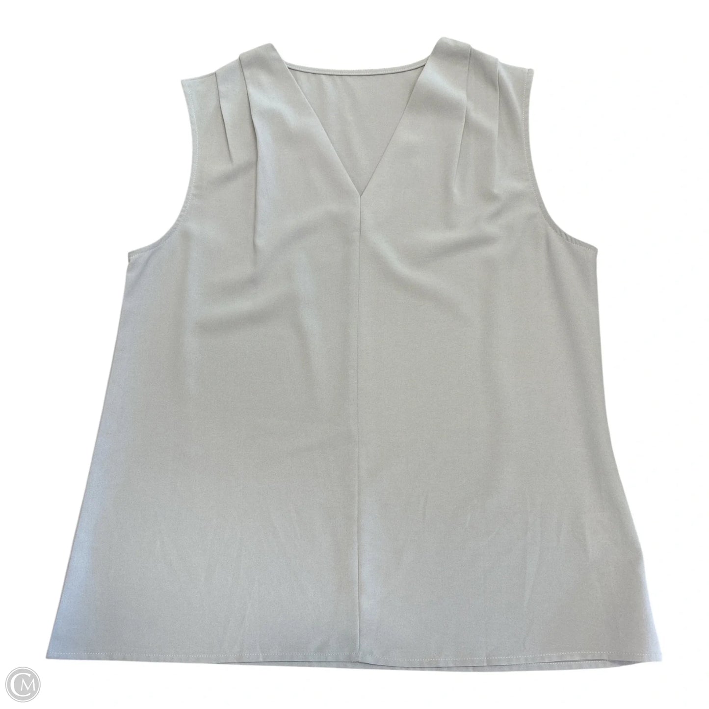 Top Sleeveless By Cmf In Grey, Size: L