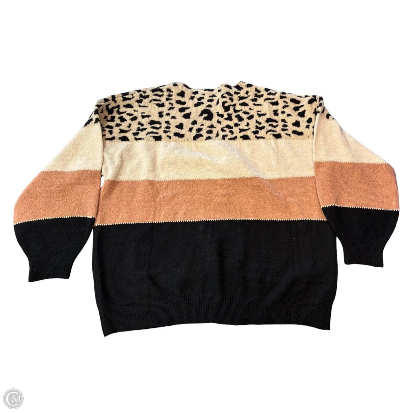 Sweater By Clothes Mentor In Animal Print, Size: 2x