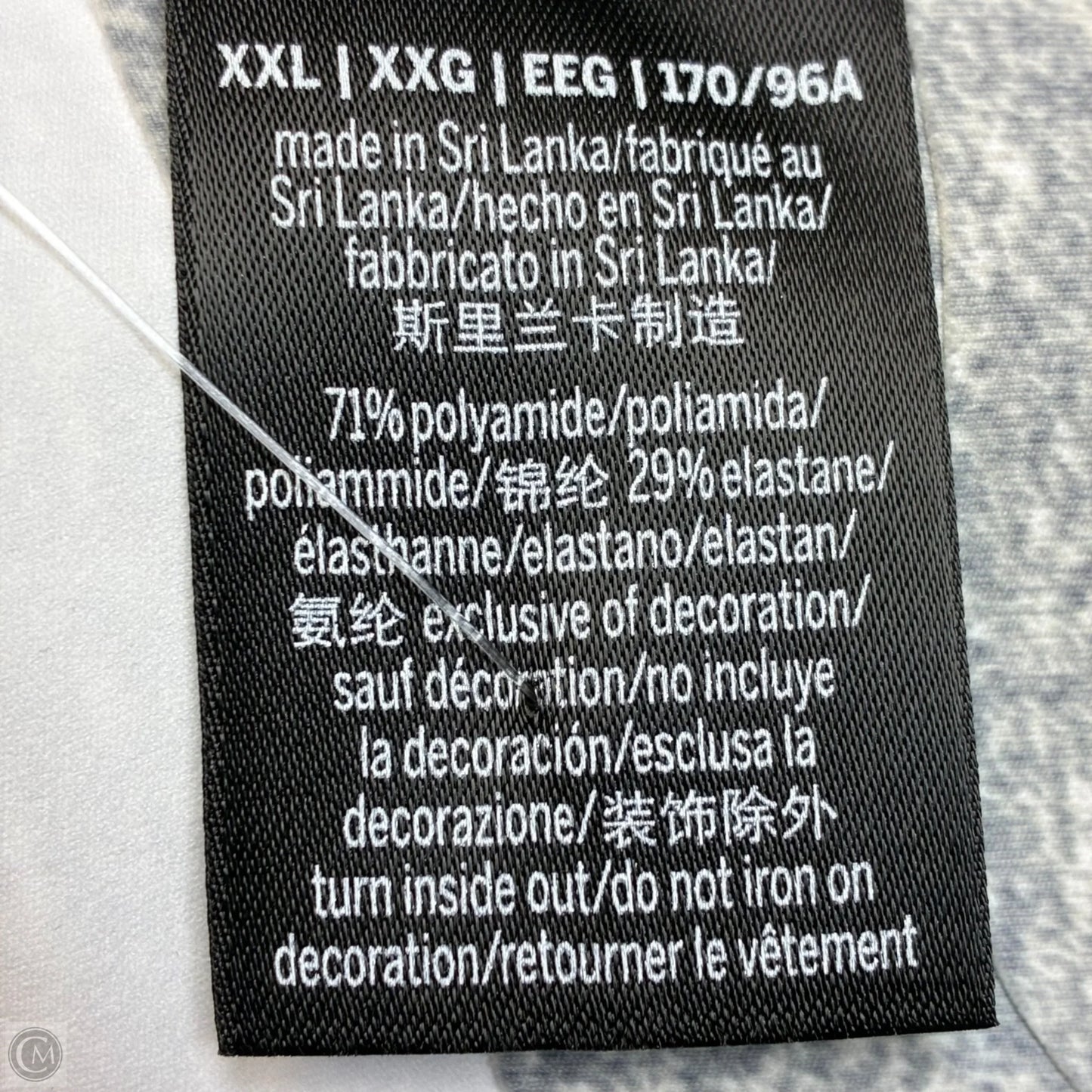 Athletic Leggings By Pink In Grey, Size: Xxl