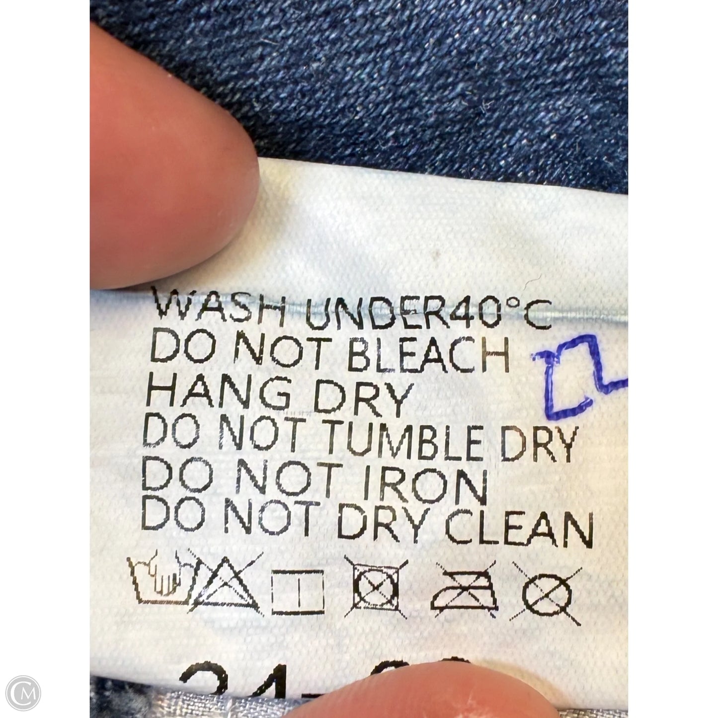 Jeans Straight By Clothes Mentor In Blue Denim, Size: 2