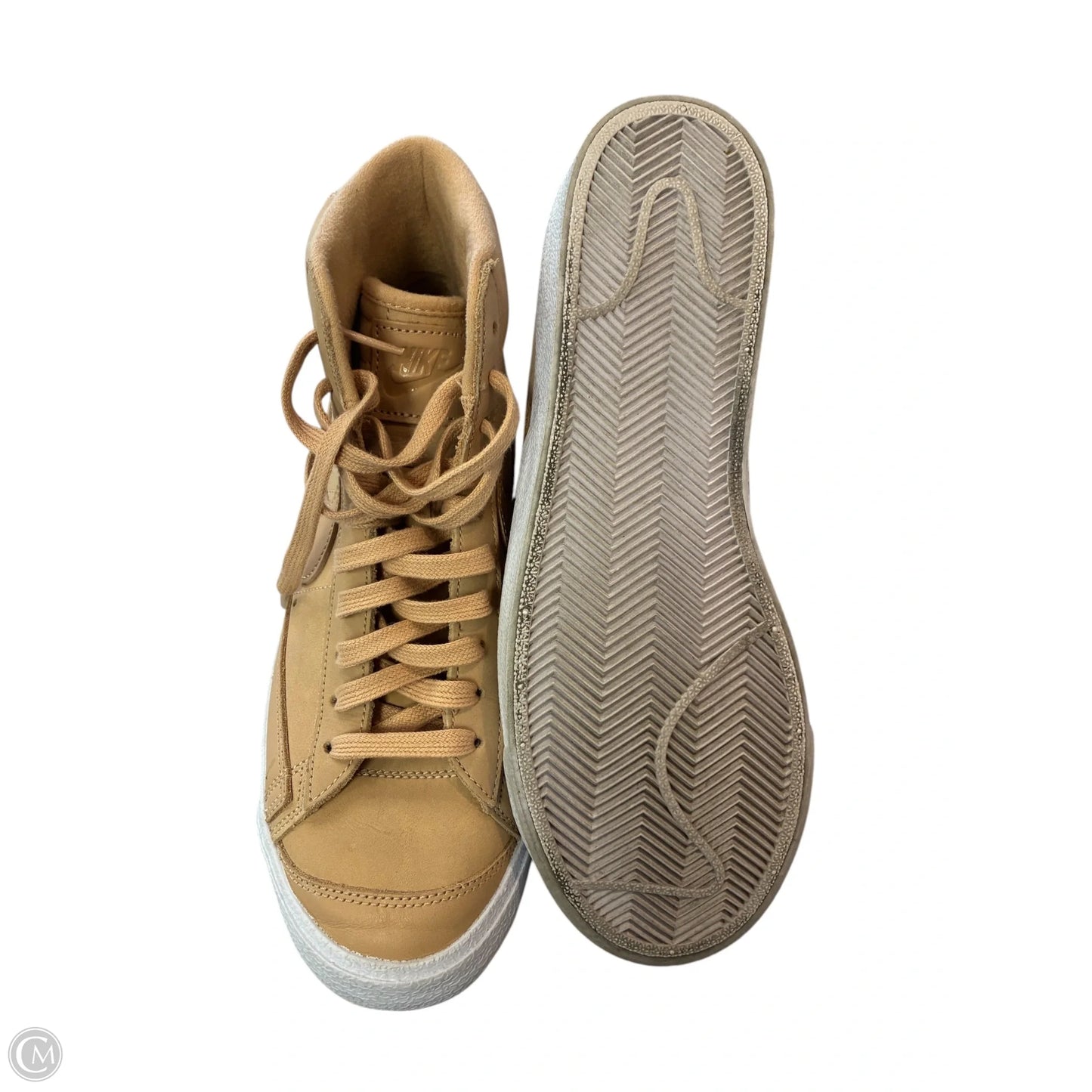 Shoes Sneakers By Nike In Tan, Size: 9.5