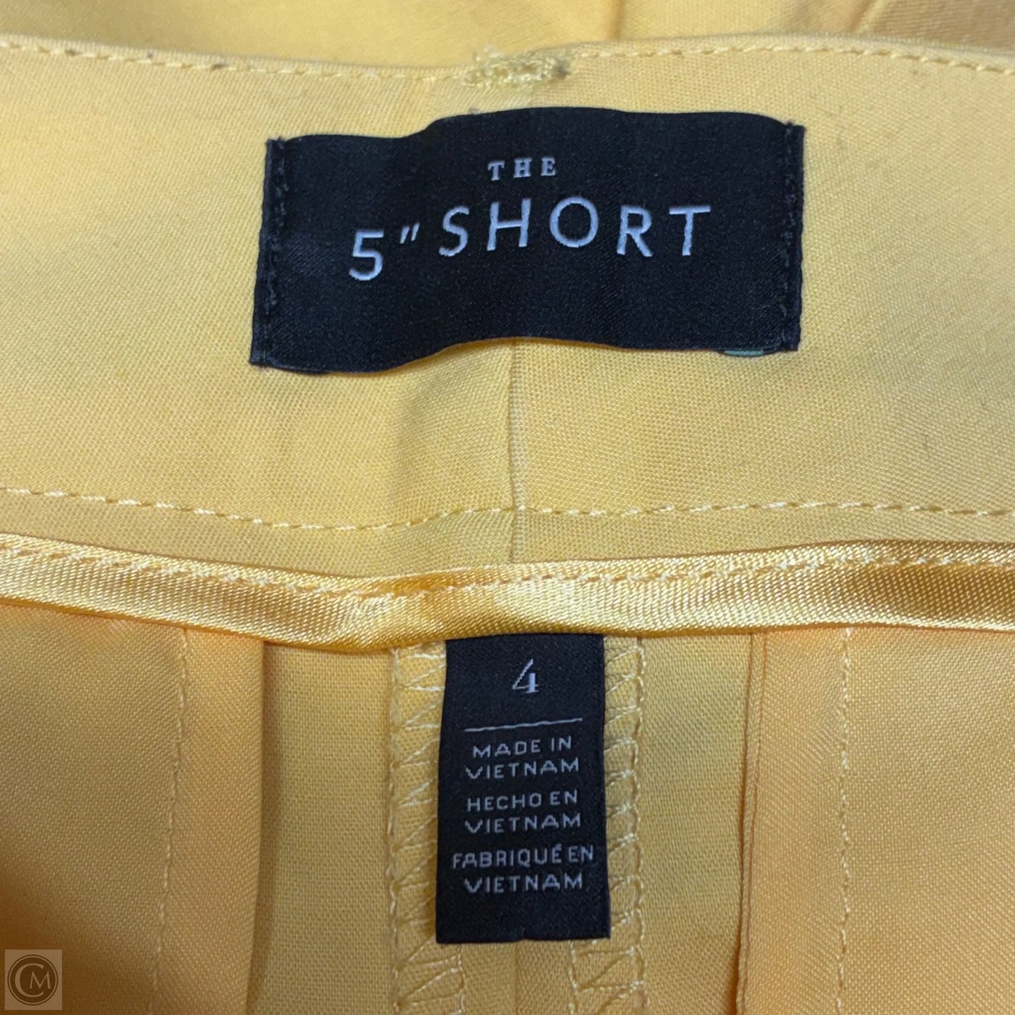Shorts By White House Black Market In Yellow, Size: 4