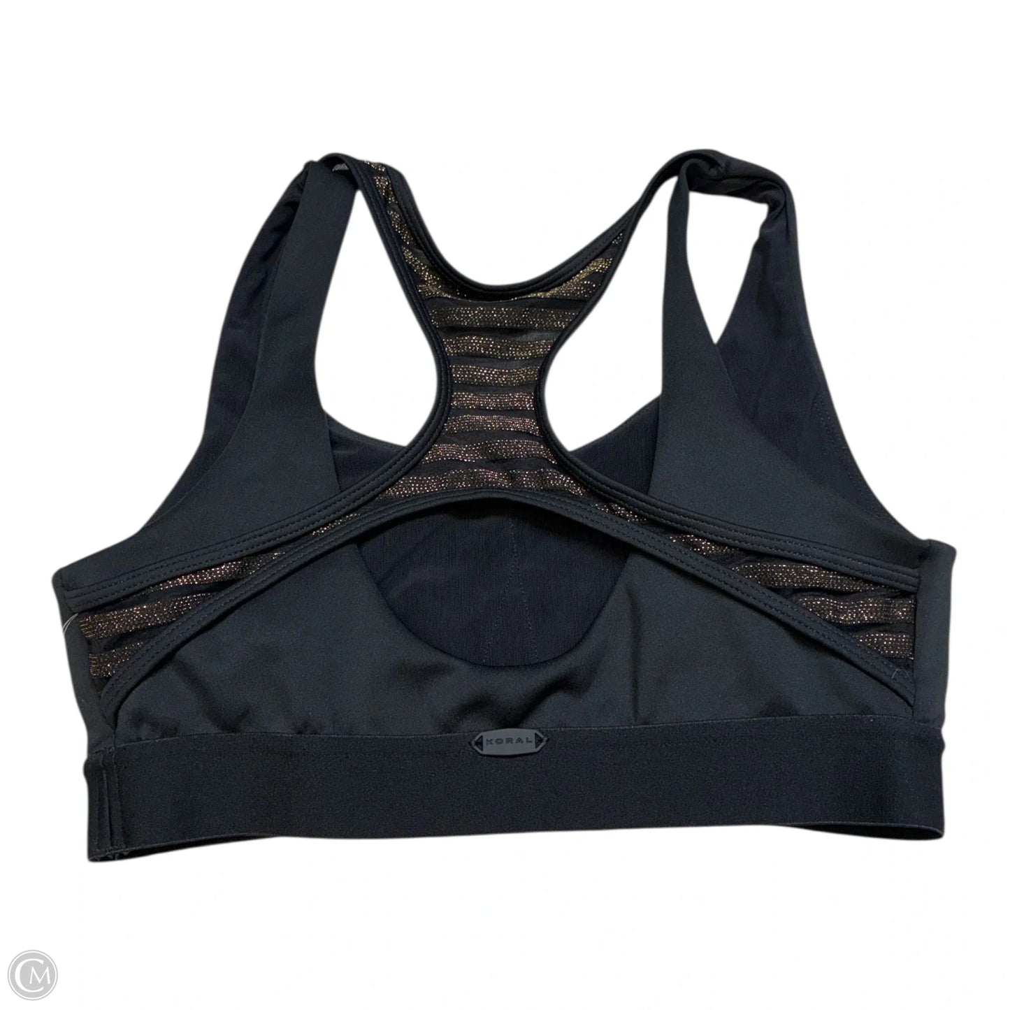 Athletic Bra By Clothes Mentor In Black, Size: S