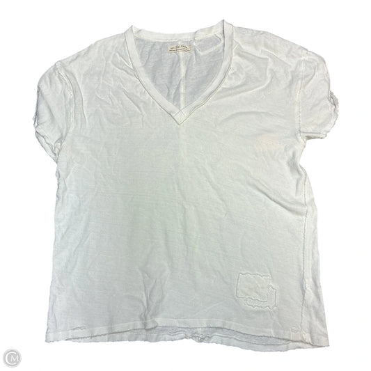 Top Short Sleeve By We The Free In Cream, Size: Xs