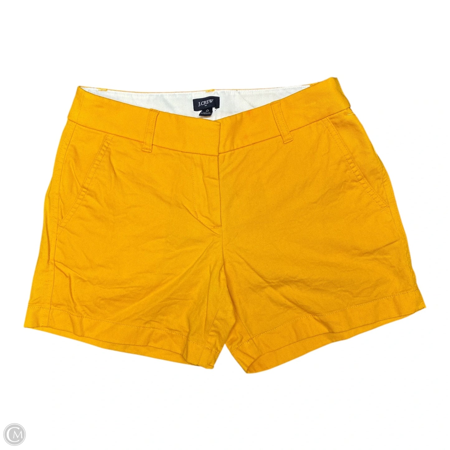 Shorts By J. Crew In Yellow, Size: 0