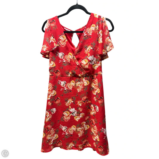 Dress Casual Short By Maurices In Red, Size: S