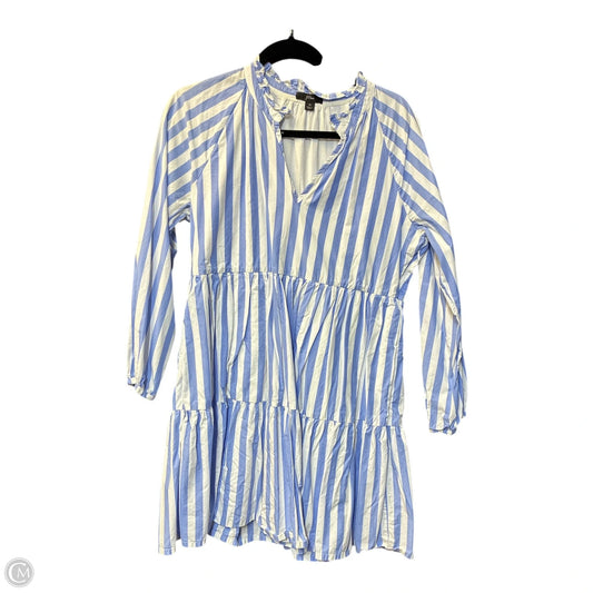 Dress Casual Short By J. Crew In Blue & White, Size: M