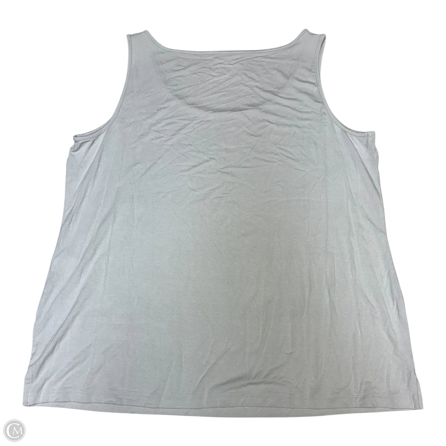 Tank Top By Chicos In Grey, Size: L
