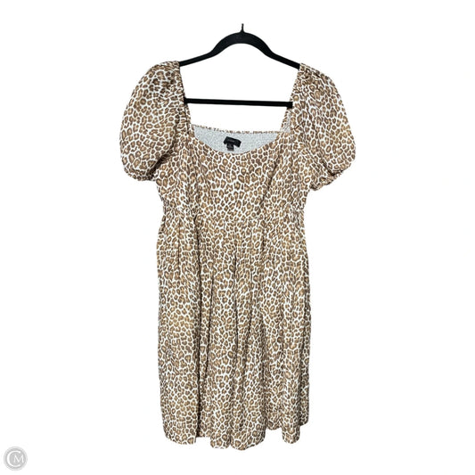 Dress Casual Short By J. Crew In Animal Print, Size: M