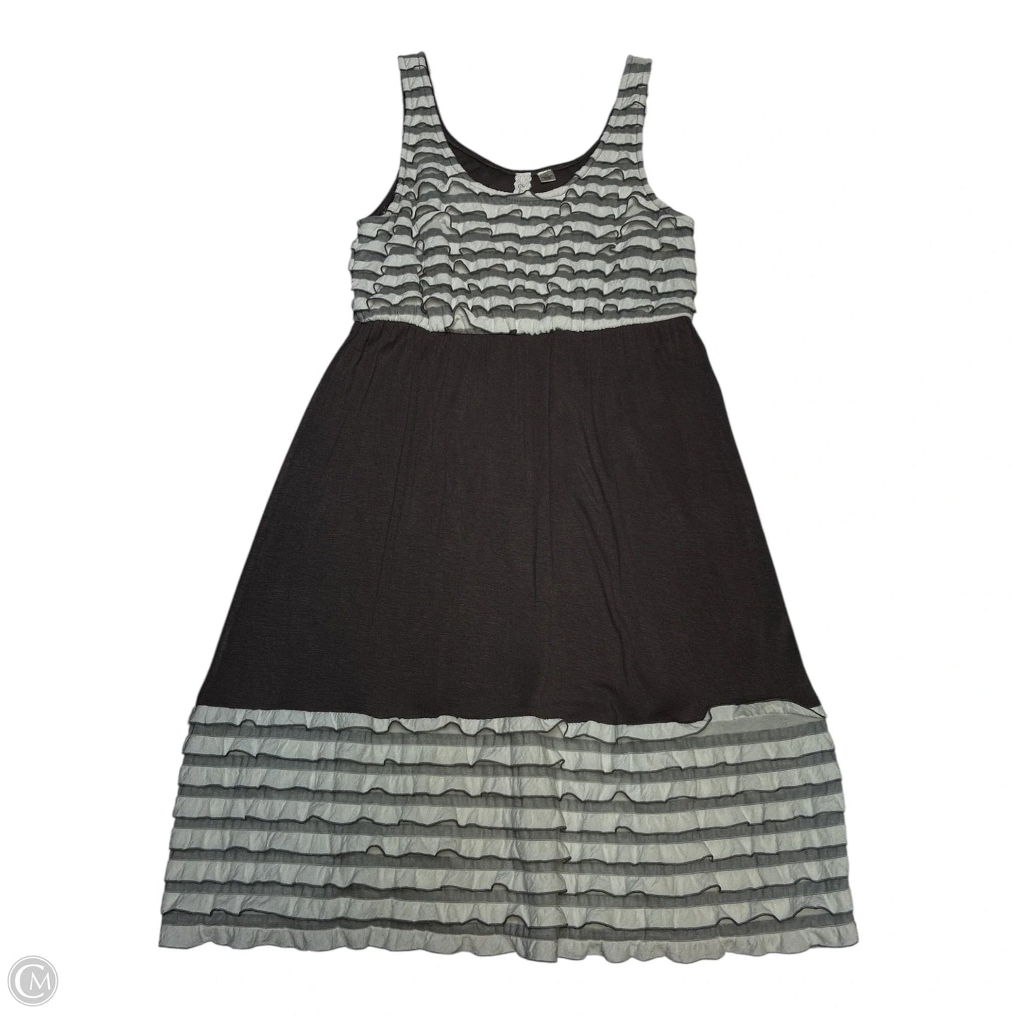 Dress Casual Short By Cmf In Grey & White, Size: Xs