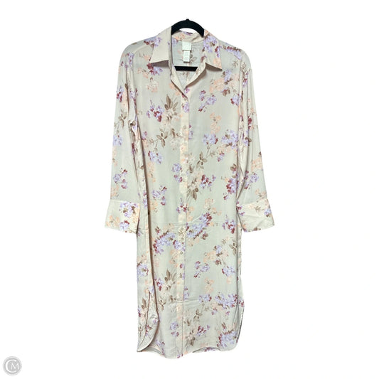 Dress Casual Maxi By H&m In Black & Cream, Size: Xs