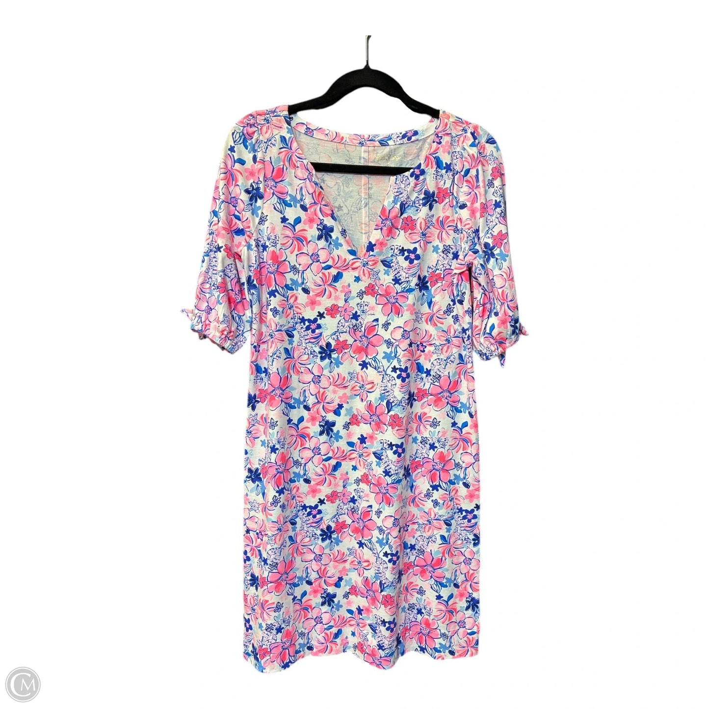 Dress Designer By Lilly Pulitzer In Blue & Pink, Size: S