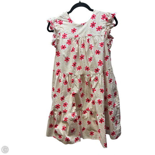 Dress Casual Short By En Saison In Tan & White, Size: S
