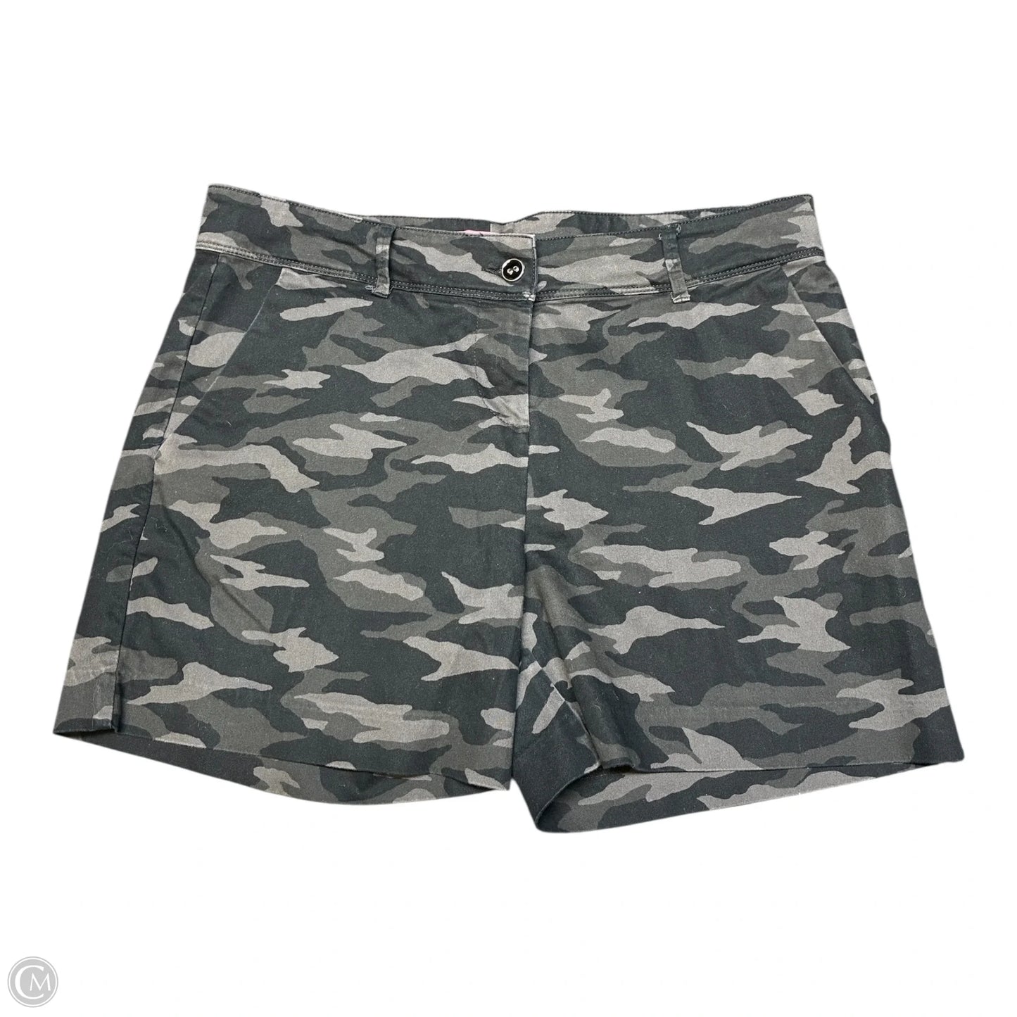 Shorts By Isaac Mizrahi In Camouflage Print, Size: 14