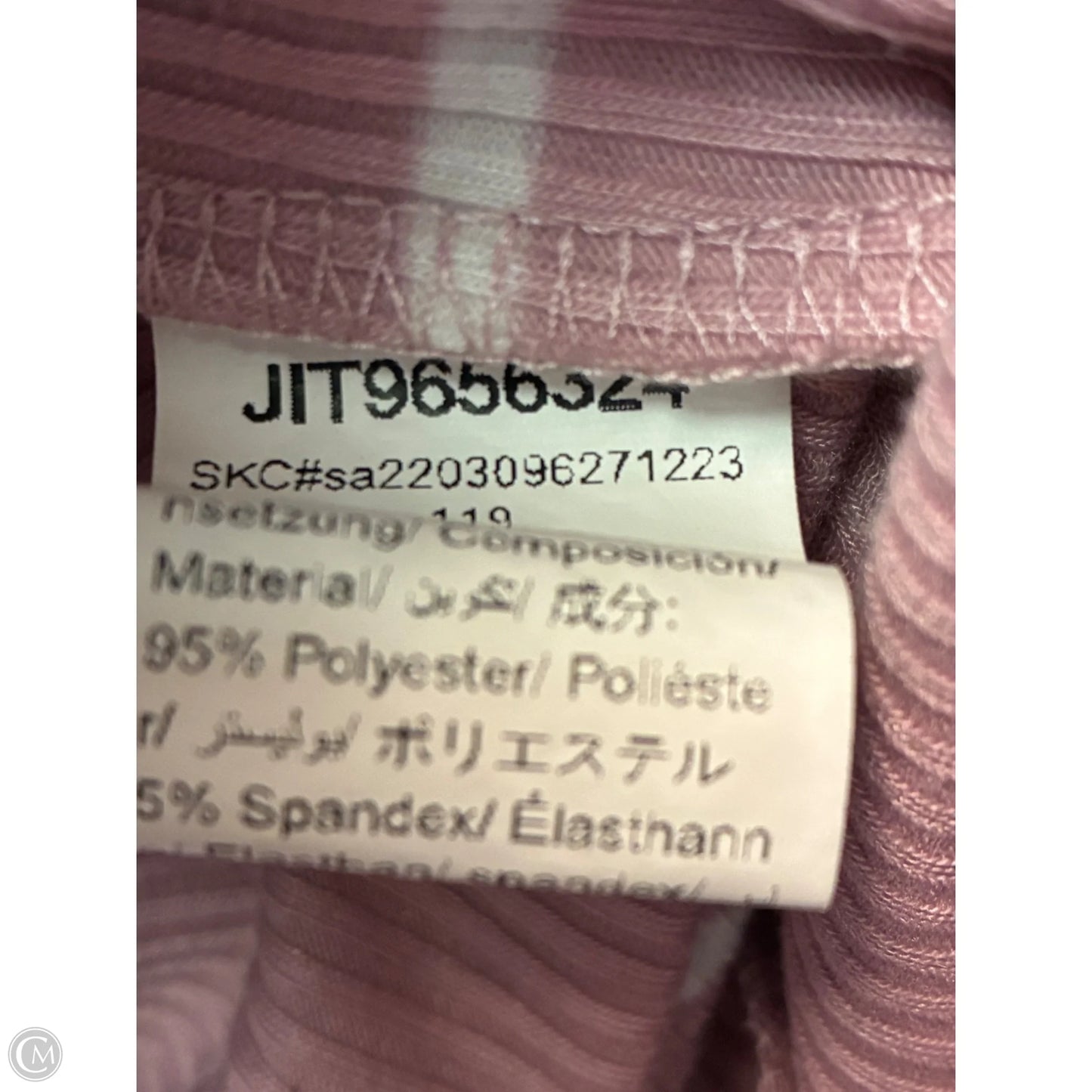 Dress Casual Midi By Shein In Pink & White, Size: L