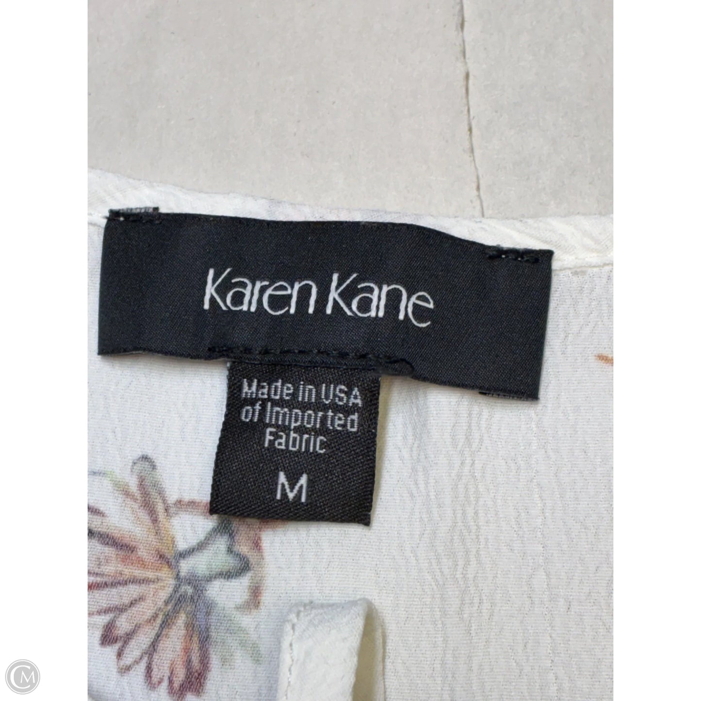 Blouse Sleeveless By Karen Kane In Floral Print, Size: M