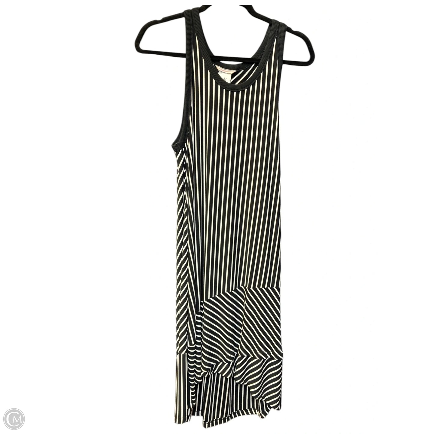 Dress Casual Midi By Cabi In Black & White, Size: M