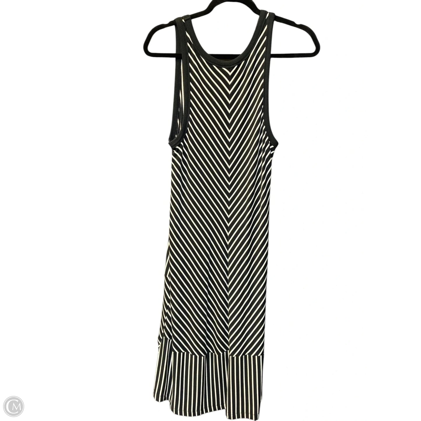 Dress Casual Midi By Cabi In Black & White, Size: M