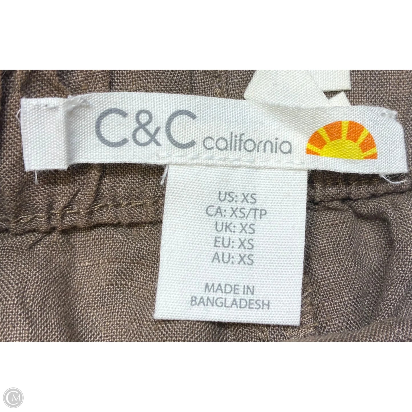 Shorts By C And C In Brown, Size: 2