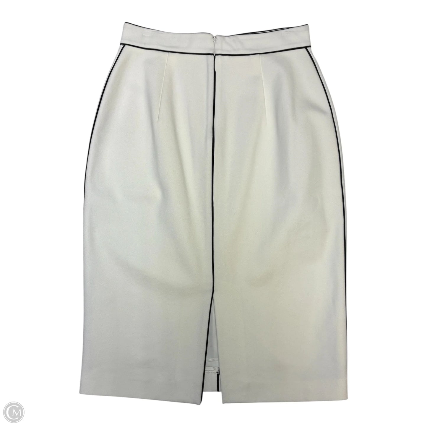 Skirt Midi By White House Black Market In Cream, Size: 2