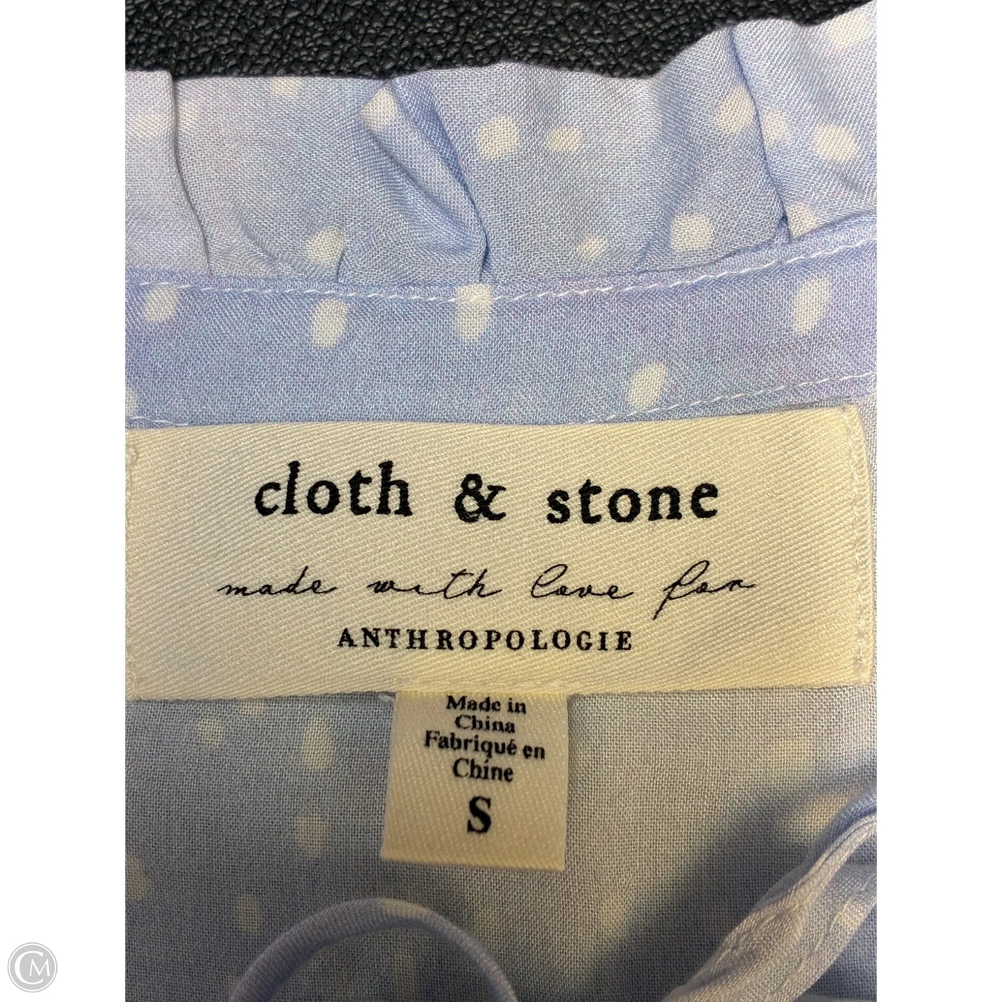 Top Sleeveless By Cloth & Stone In Blue, Size: S